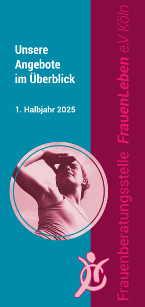 Cover Flyer Kursangebot Gruppen Beratungsstelle FrauenLeben