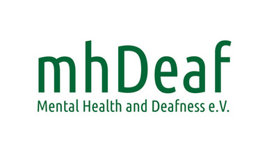 Das Logo des mhDeaf e.V. 