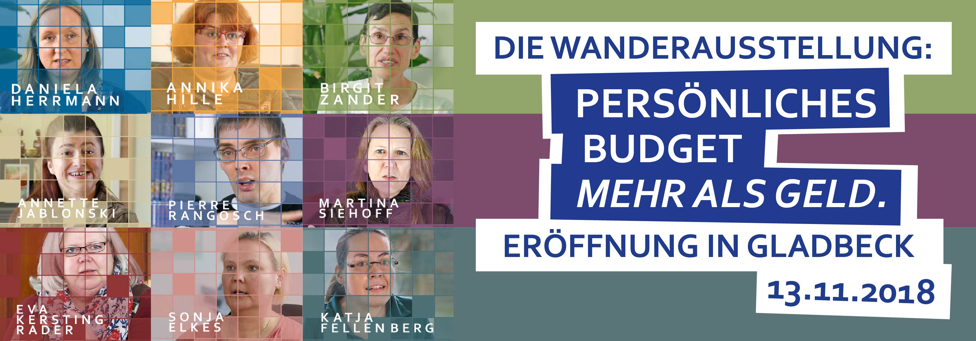 Wanderausstellung Persönliches Budget Eröffnung in Gladbeck 13.11.2018
