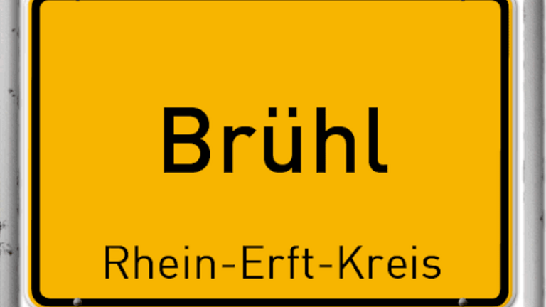 Ortseingangsschild von Brühl
