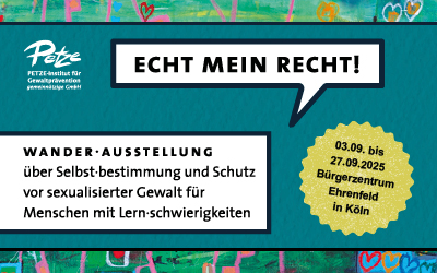 Hinweis zu der Wanderausstellung zu Echt mein Recht