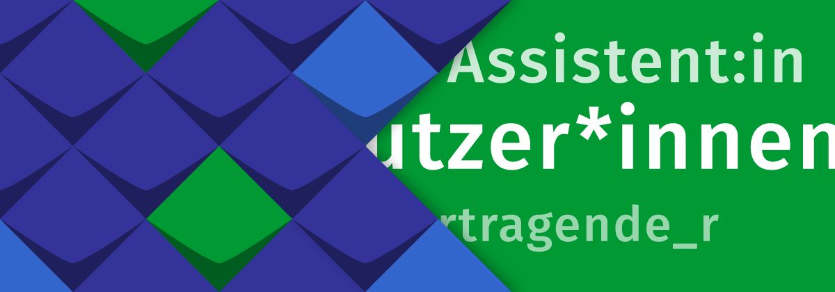 Verschieden gegenderte Wörter: Beispiele für Genderzeichen in Texten, wie den Asterisk (), den Doppelpunkt (:) und den Unterstrich (_), die in Wörtern wie 'Mitarbeiter*innen', 'Freund:innen' oder 'Studierende_r' verwendet werden, um geschlechtergerechte Sprache zu fördern.