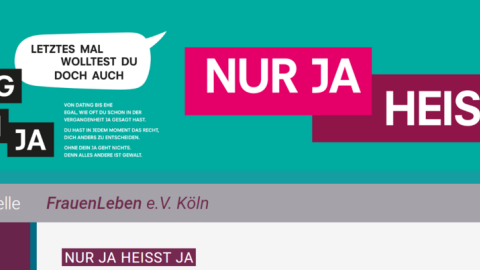 Ausschnitt Homepage der Frauenberatungsstelle FrauenLeben e.V.