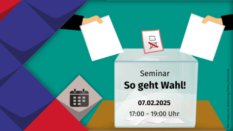 Veranstaltungshinweis für So geht Wahl am 07.02.2025
