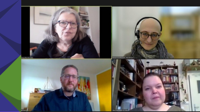 Screenshot der Videokonferenz