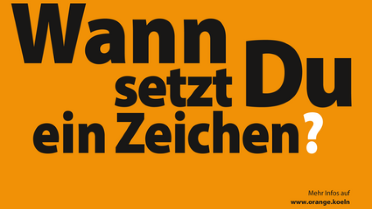 Aktion OrangeDays 2023: Wann setzt Du ein Zeichen?