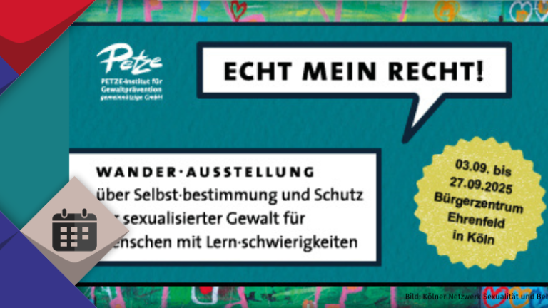 Hinweis zu der Wanderausstellung zu Echt mein Recht