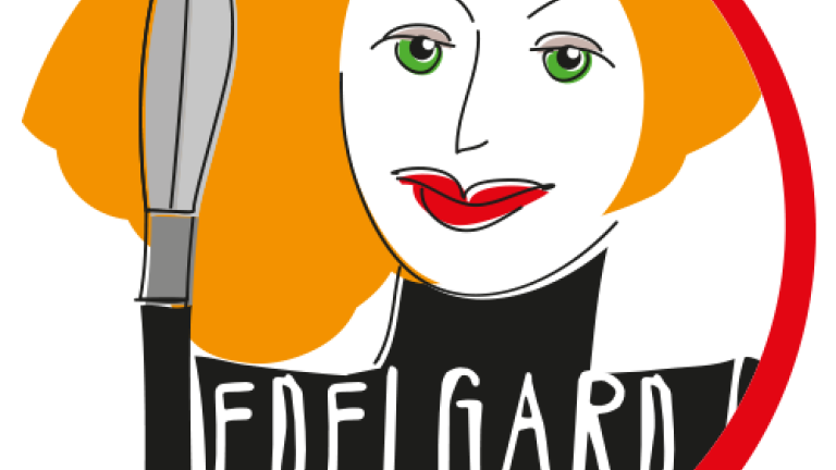 Logo von EDELGARD, eine wehrhafte Frau